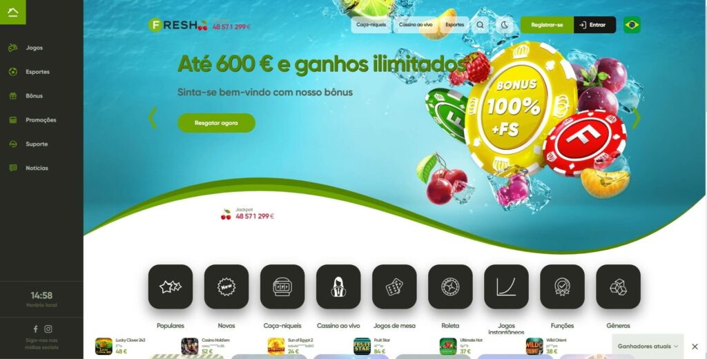 Jogo cassino online